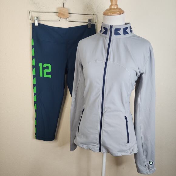 Game Changers Seattle Seahawks Women’s 2 Piece Jacket & Leggings Size Medium - Picture 1 of 13